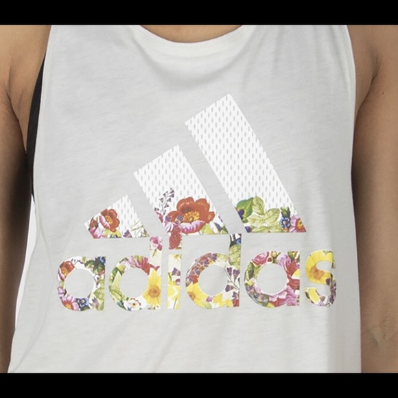 Adidas Floral Essential Tank - Picture 3 of 15